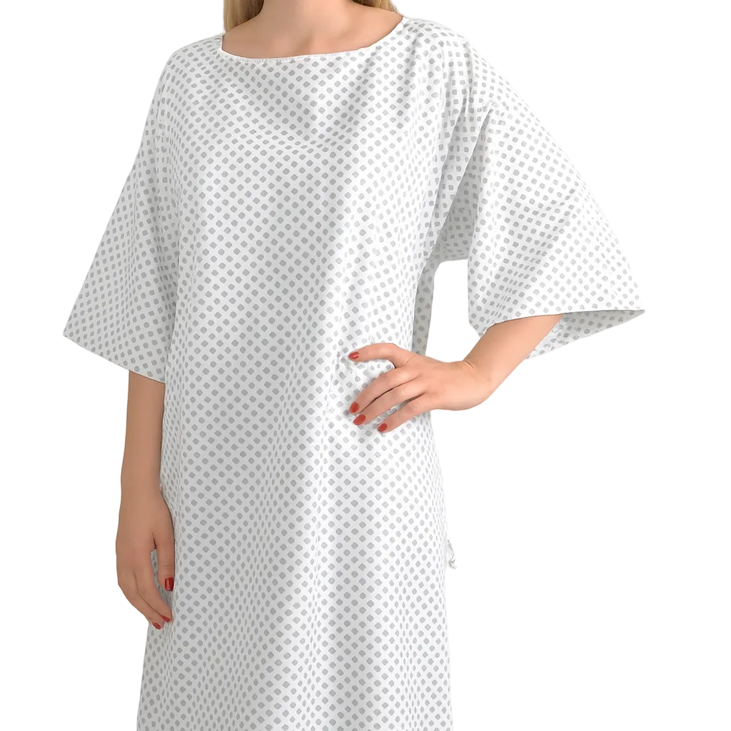 Bata para paciente Estrellitas (Microfibra)