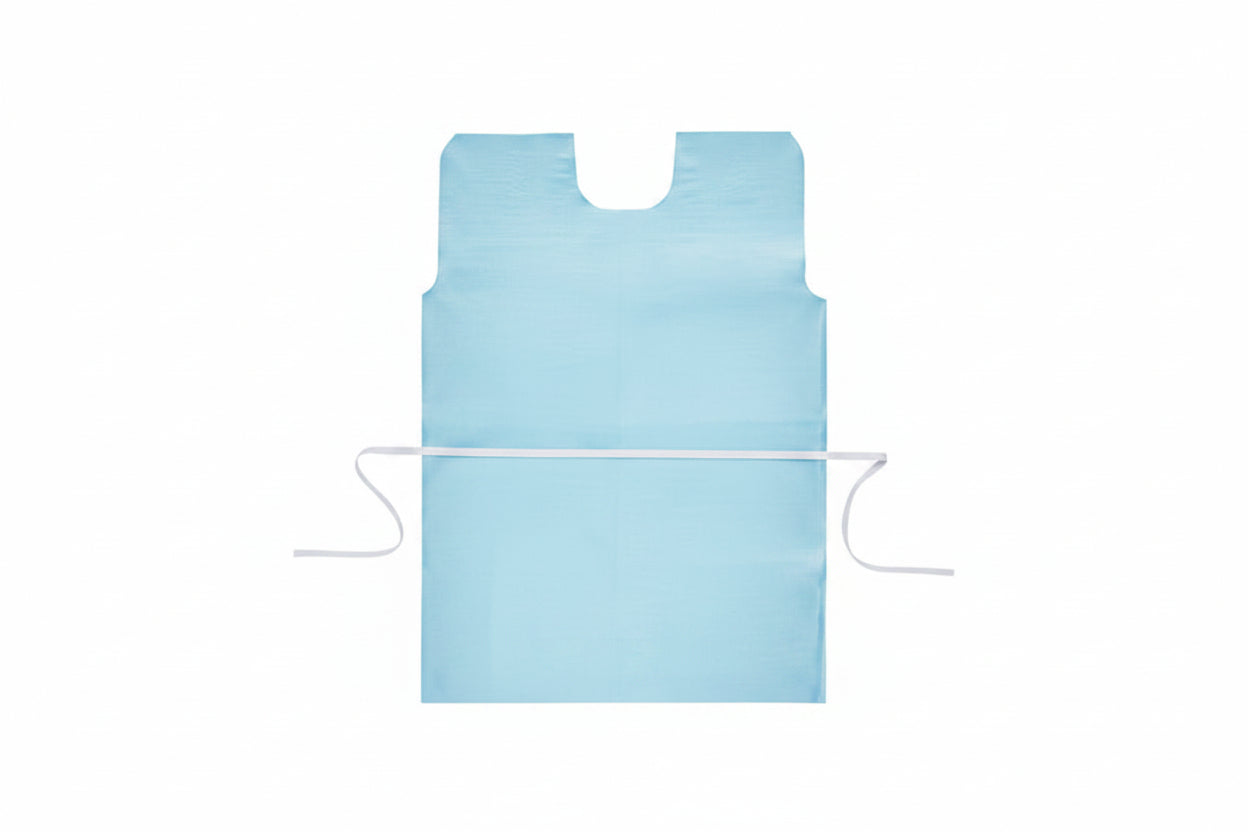 Bata Desechable Azul (Caja 50 piezas)