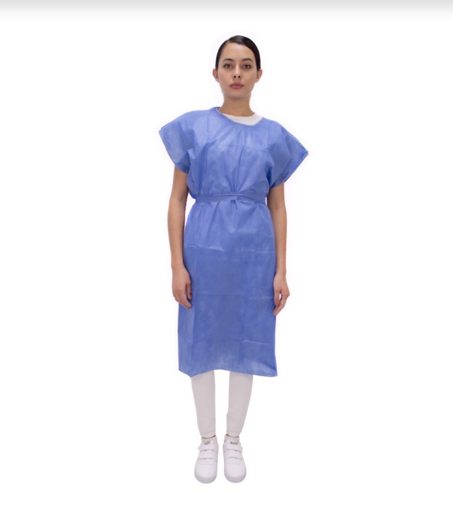 Bata para paciente sencilla