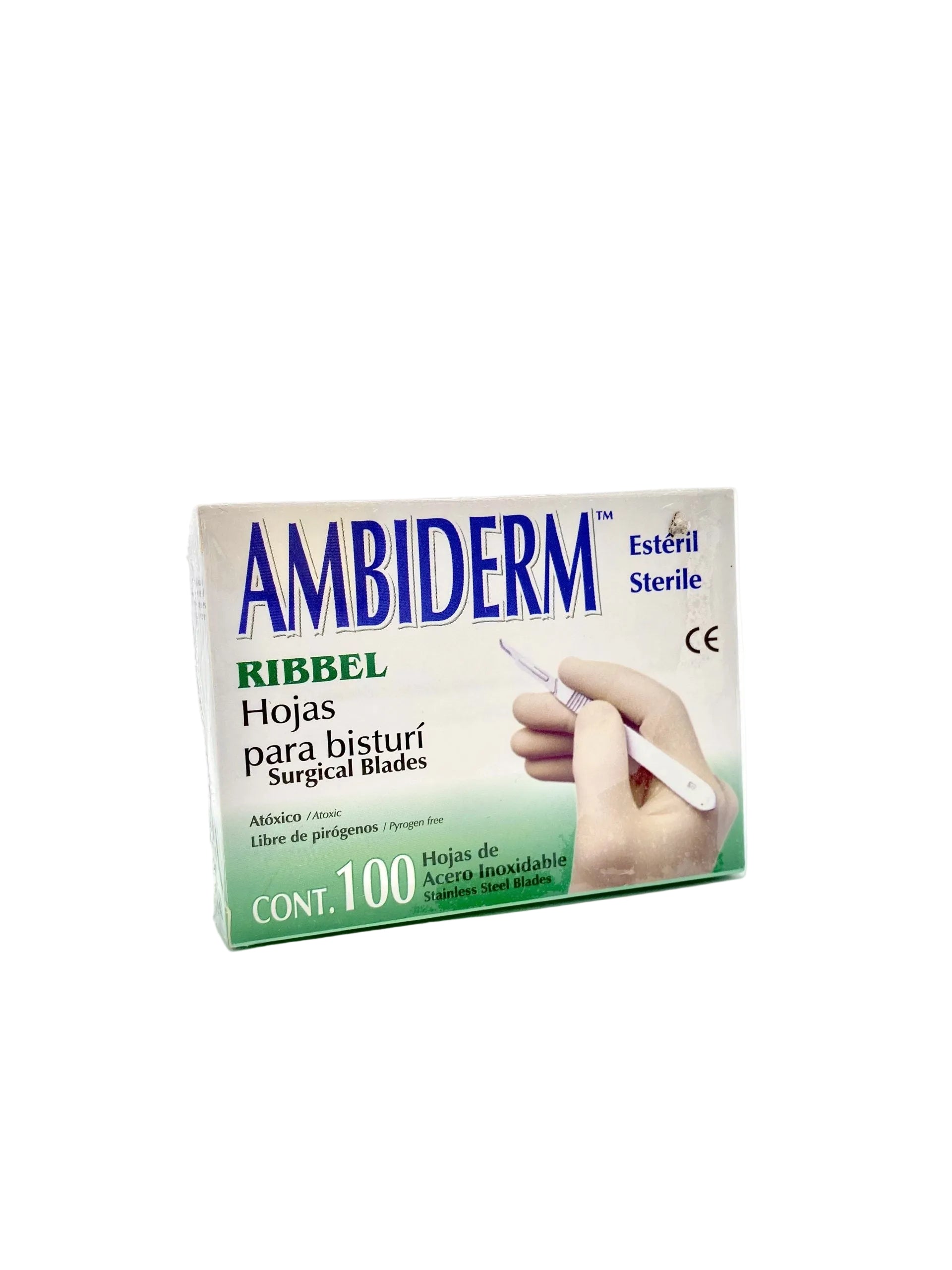 Caja de hojas de Bisturí