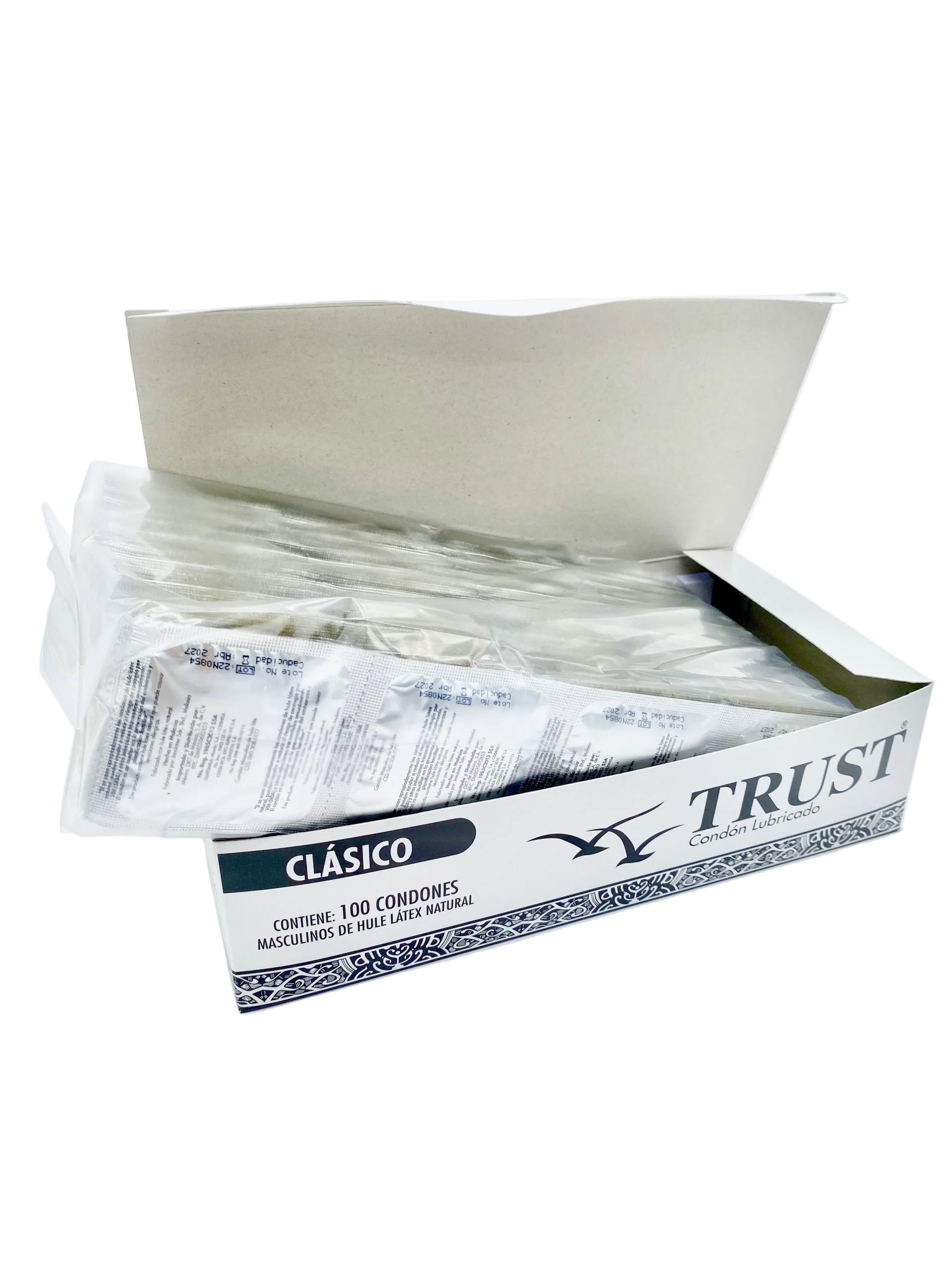 Condón Lubricado Marca Trust