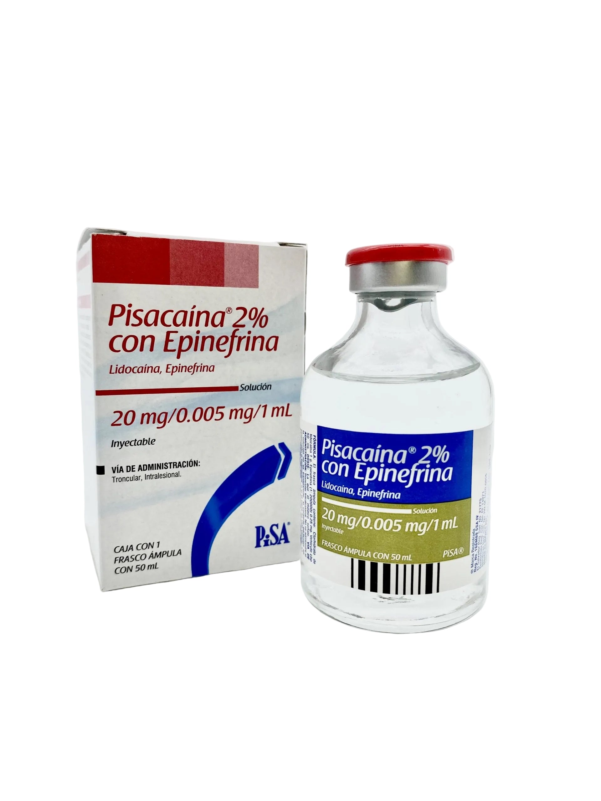 Lidocaína con Epinefrina 2%