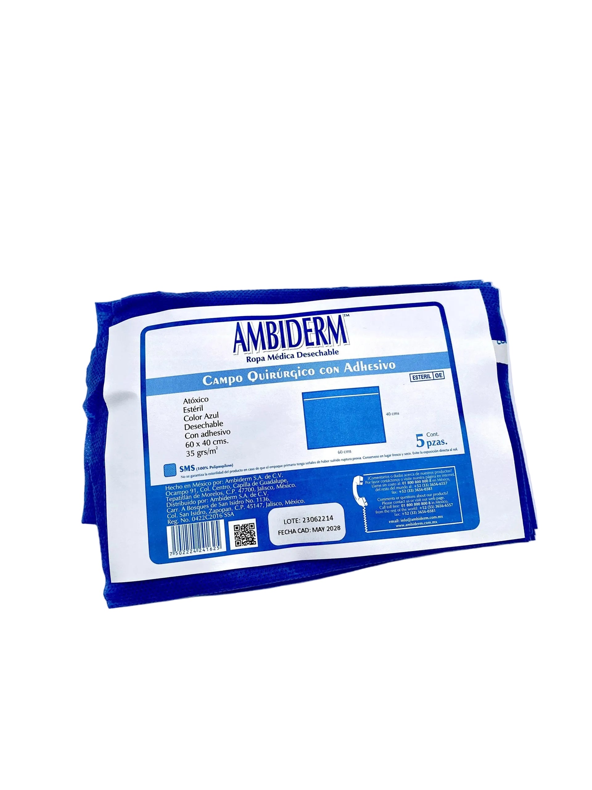 Campos estériles desechables